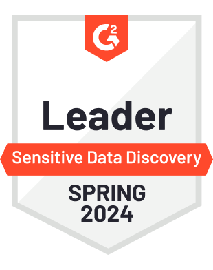 Leader in Sensitive Data Discovery Spring 2024