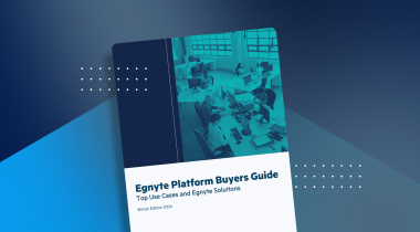 Egnyte Platform Buyers Guide
