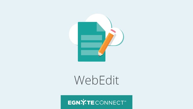 egnyte desktop sync vs connect vs webedit