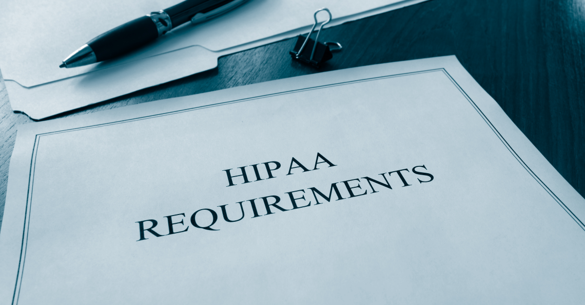 Hipaa. HIPAA logo.