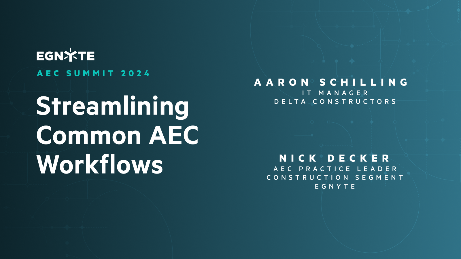 Streamlining Common AEC Workflows