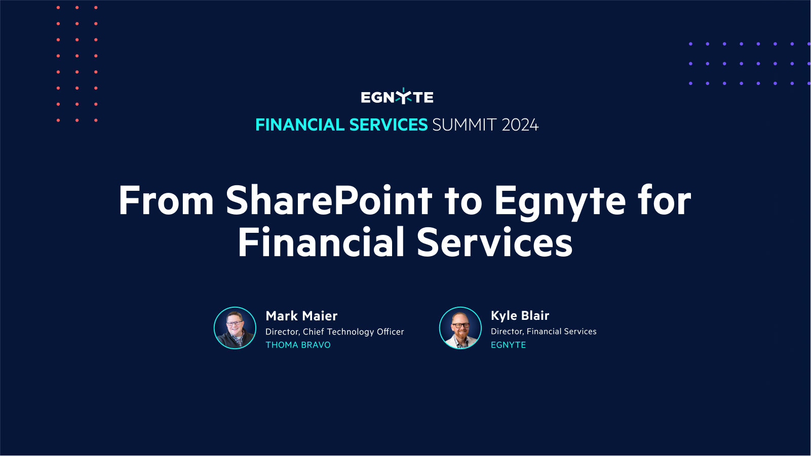 From SharePoint to Egnyte for Financial Services