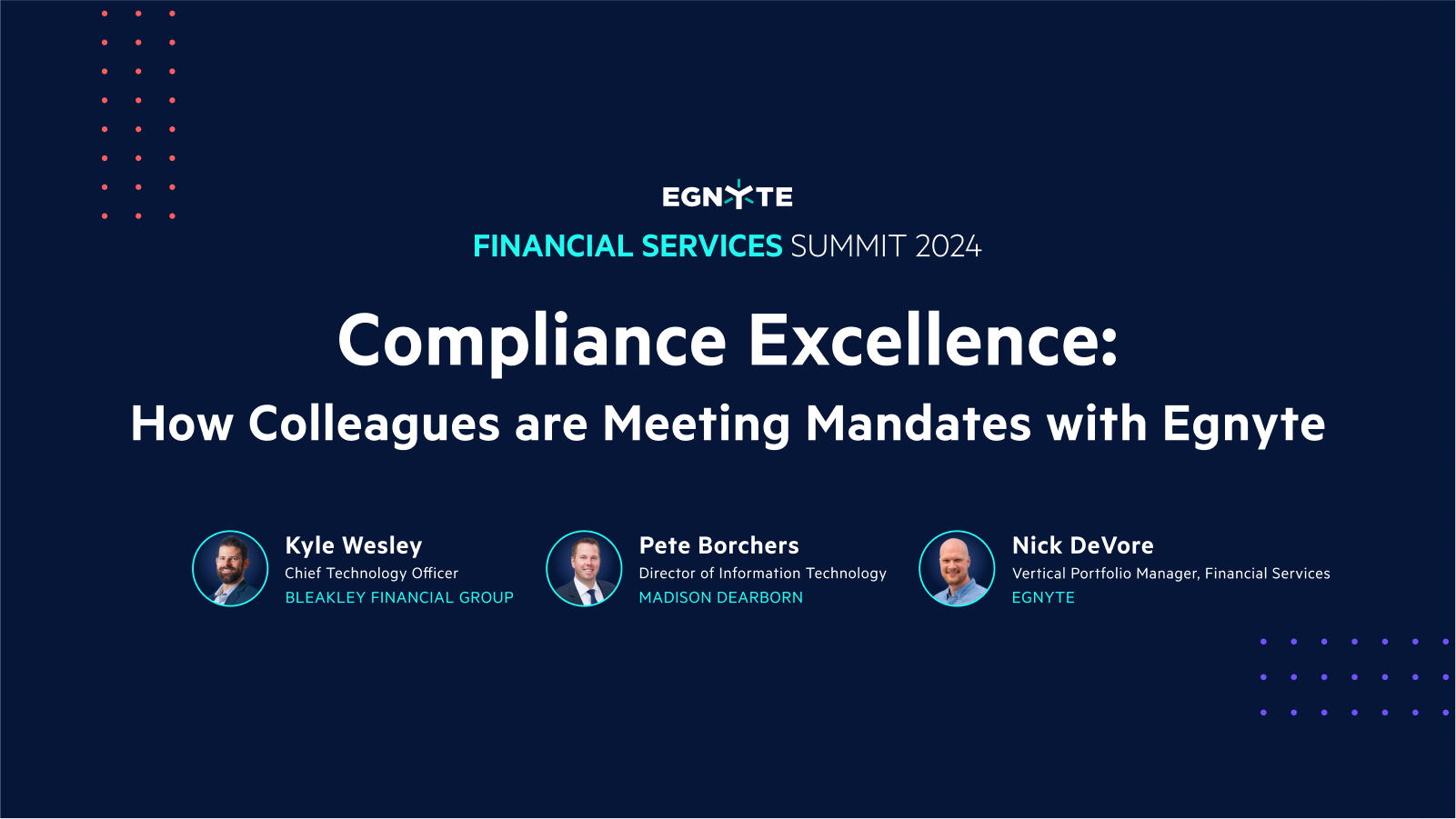 Compliance Excellence: How Colleagues are Meeting Mandates with Egnyte