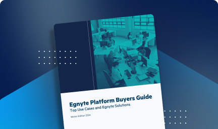 Egnyte Platform Buyer’s Guide