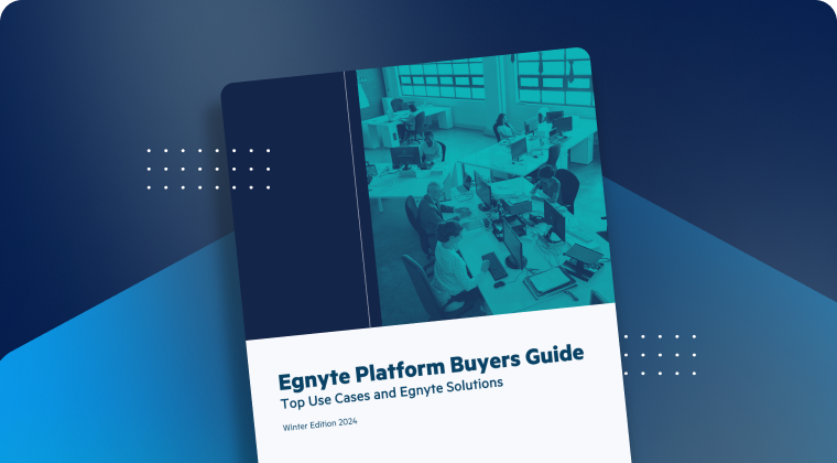 Egnyte Platform Buyer’s Guide