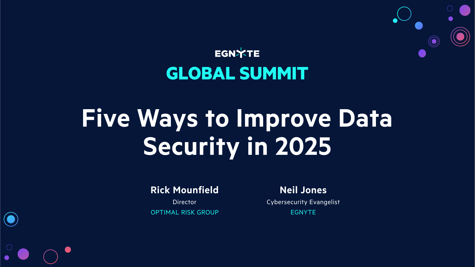 Five Ways to Improve Data Security in 2025