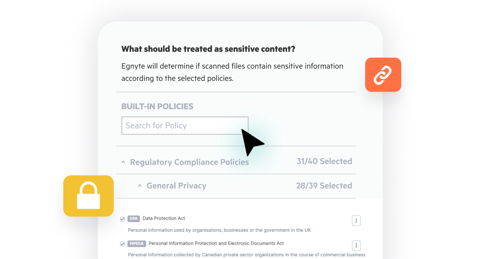 Egnyte Sensitive Content Classification